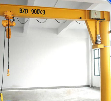 A coluna elétrica da grua 5T montou Jib Crane Free Standing