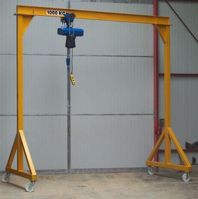 Armazém de A3 3,5 Ton Portable Gantry Crane For extensamente